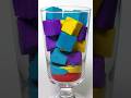 Colorful Cubes Drop and Squish: Very Satisfying Kinetic Sand ASMR