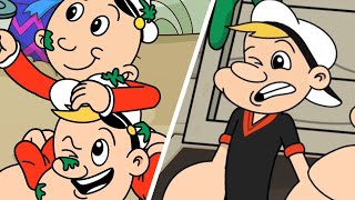 Popeye Is Great With Kids! | Popeye For Kids | Animations For Kids!