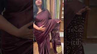 Modal Silk Saree with Bhandej