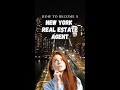 HOW TO BECOME A NEW YORK REAL ESTATE AGENT