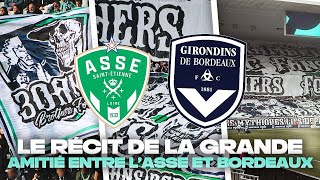 LA GRANDE AMITIÉ ENTRE LES ULTRAS DE L'ASSE ET DE BORDEAUX ( MAGIC FANS 91 - ULTRAMARINES 87)