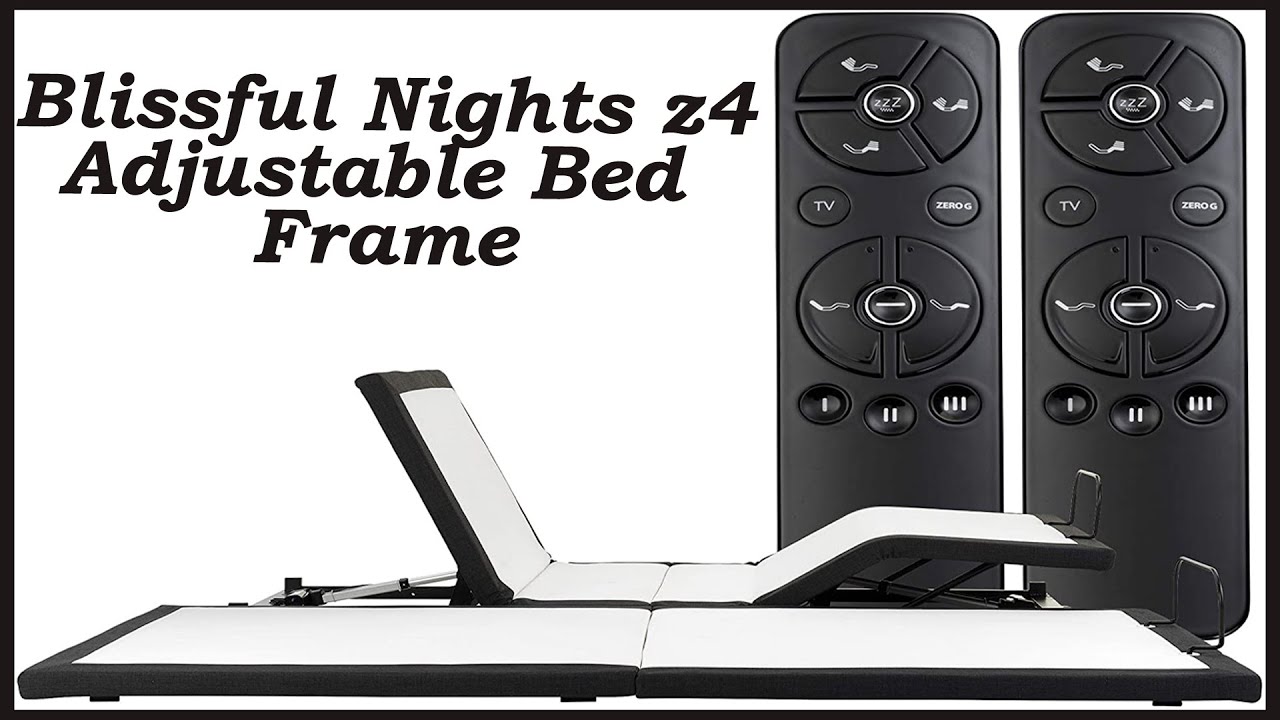 Blissful Nights Z4 Adjustable Bed Frame For Storage Beds With Massage ...