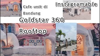 Cafe ala2 Eropa di Bandung ? Goldstar 360 Rooftop bandung #cafeunik#instagramable#bandung