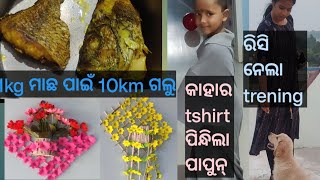 1kg ମାଛ 🐟 ପାଇଁ ଗଲୁ ଋଷିକୂଲ୍ୟା ମୁହାଣକୁ । ଆରମ୍ଭ ହେଲା ରିସି ର trening ।।Papa ki pari Papun odia vlog।।