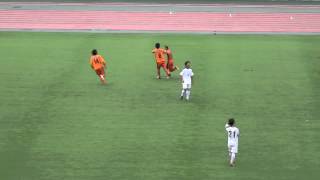 2013山口県サッカー選手権 レノファ山口－徳山大学　＃８ヒロシの同点ゴール