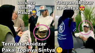 Abidzar Malu2 Ngasih Surprise Ke Sintya, Abidzar Pakai Topi nya Sintya Seharian 🤭