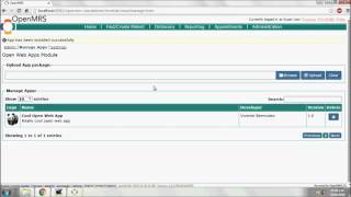 OpenMRS OWA Module Overview