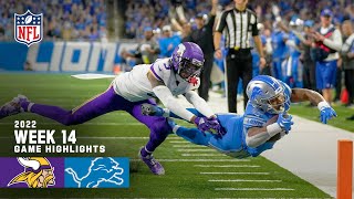 Minnesota Vikings vs. Detroit Lions | 2022 Week 14 Game Highlights
