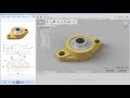 fusion 360 3d design flange bearing modeling tutorial