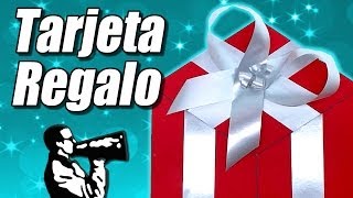 Tarjeta de felicitación con forma de cajita de regalo, cómo se hace | Te Digo Cómo