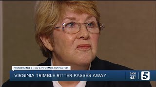 Virginia Ritter Trimble, the mother of murder victim Marcia Trimble, passes away