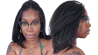 Get the LOOK 4 LESS! Wig is UNDER $100! Beginner YAKI Wig NO GLUE Pre-Cut Natural Wig Nadula Hair