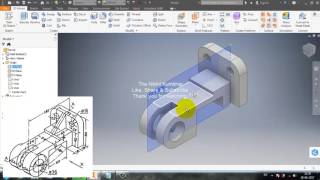 Part 14 - Autodesk Inventor 2017 Tutorial - Creating Isometric Drawing