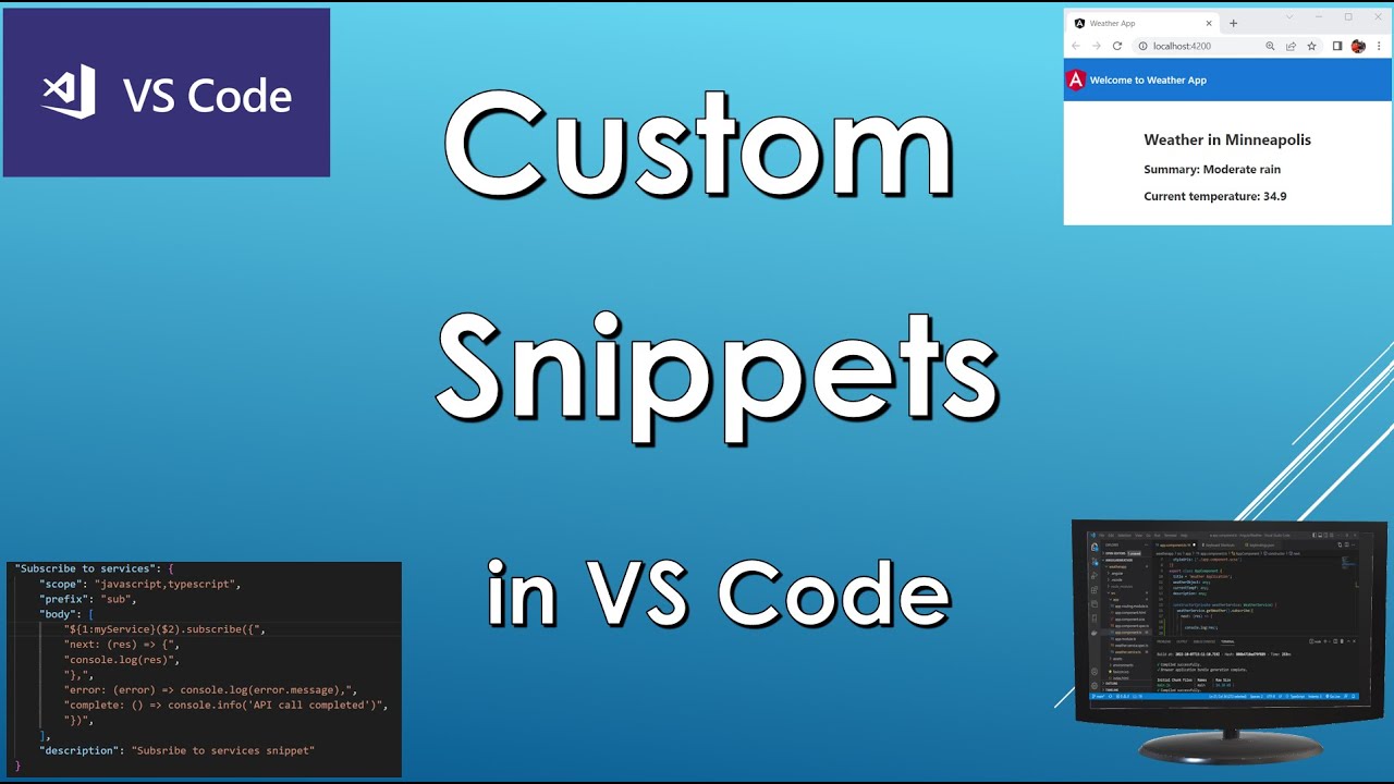 Custom Snippets In VS Code. Example - Subscribe Snippet For Angular ...