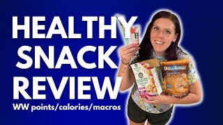 HEALTHY SNACK REVIEW | Trying New Healthy Snacks & Food | WW (WeightWatchers) Points/Calories/Macros
