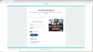 Cox Internet Account Login | Cox Webmail Login | Cox Cable Sign In
