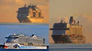 3 Kreuzfahrtschiffe in Kiel zur Kieler Woche | Aida,Tui und Msc| HD- Qualität