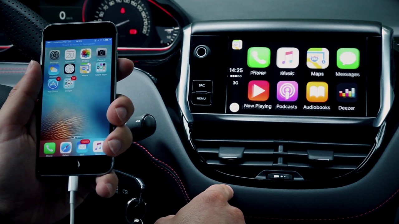 How To Use Apple Carplay On Peugeot 208 GTi - YouTube