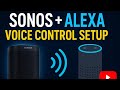 Integrating Sonos Speakers with Alexa Voice Control - And how to create multiroom audio groups.