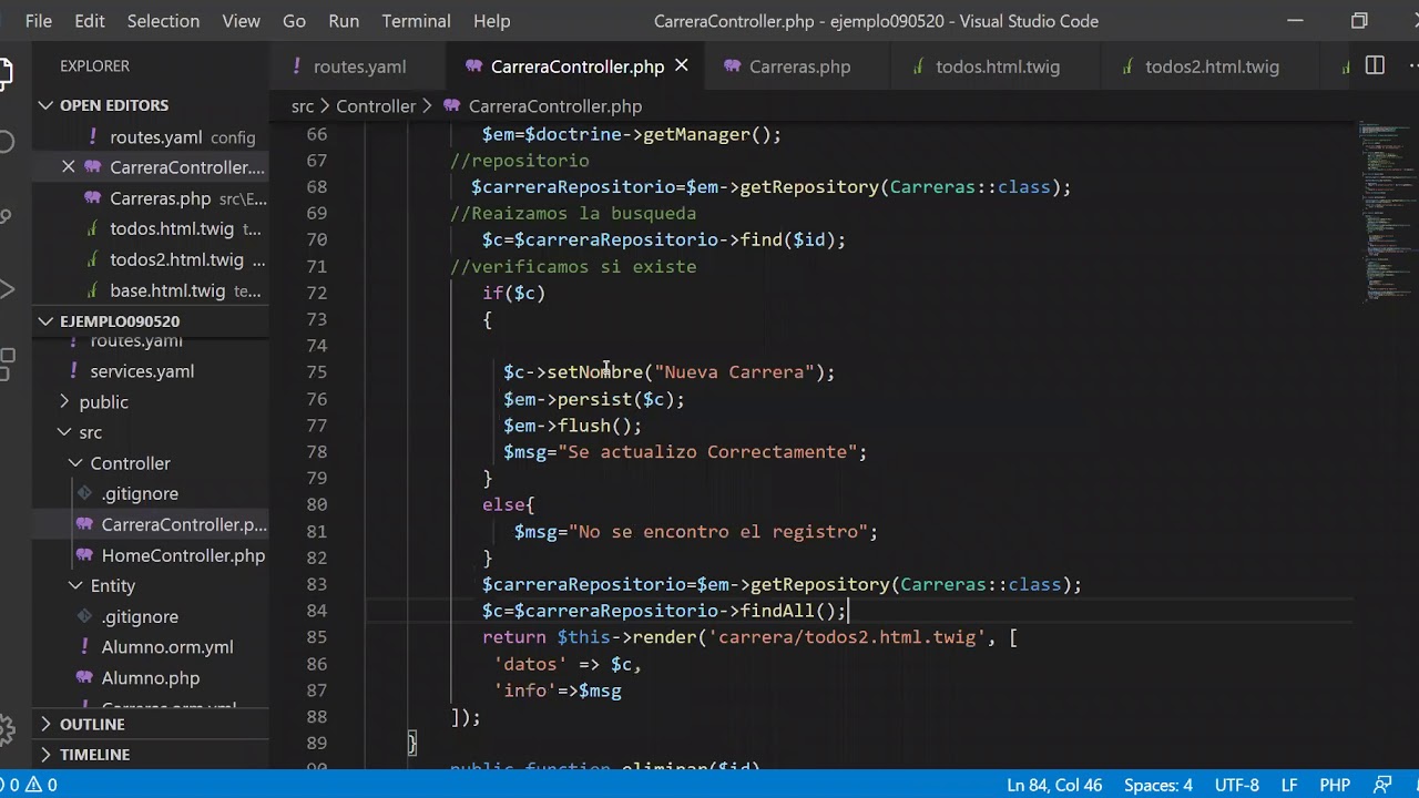 Frameworks: Crud Básico Con Symfony 5 - YouTube