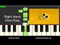 Piano Notes For Happier by Marshmello ft. Bastille - Right Hand