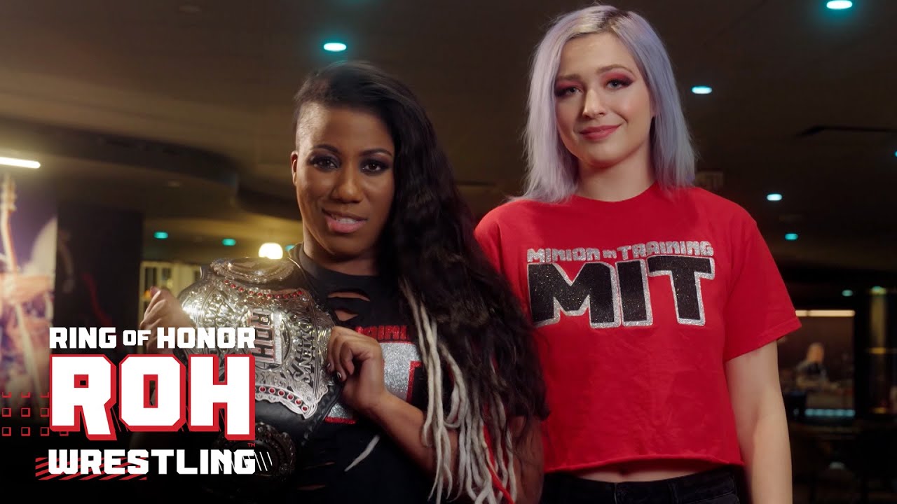 ROH Women's World Champion Athena & Billie Issue An Open Challenge ...