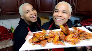 HOW TO MAKE HONEY BBQ CHICKEN WINGS AT HOME