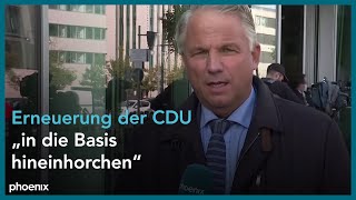 Schaltgespräch mit Gerd-Joachim von Fallois zum weiteren Vorgehen der CDU zur Erneuerung der Partei