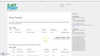 East Point's New Online Bill Pay Instructions