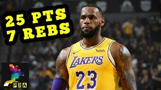 LeBron James Full Highlights Lakers vs Kings 2018.11.10 - 25 Points, 7 Reb, SICK!