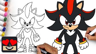 How To Draw Shadow the Hedgehog