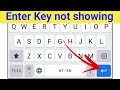 Enter Key not showing in WhatsApp | how to fix missing enter key in WhatsApp