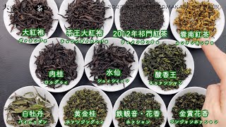 【プロ視点で解説】2022年11月中国茶OMAKASE11種類の茶葉を一つずつ紹介しました！【中国茶・中国上海】中国茶専門店