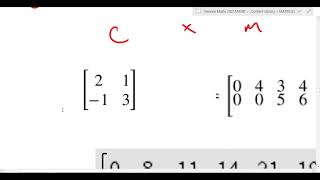 5I - Encoding and Decoding Matrices