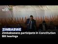 Zimbabweans participate in Constitution Bill hearings