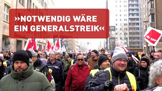 Warnstreik bei der BVG: „Notwendig wäre ein Generalstreik!“