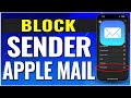 How To Block Email Sender on iPhone Apple Mail