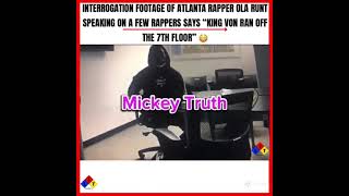 Ola Runt Atlanta rapper says King Von & Lil Durk Ranned from opps in Atlanta jail