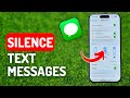 How to Silence Text Messages on iPhone