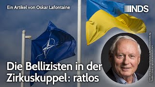 Die Bellizisten in der Zirkuskuppel: ratlos | Oskar Lafontaine | NDS