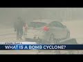 What is a bomb cyclone?