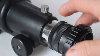 Celestron Travelscope-70. How to connect a T-ring