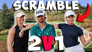 Can 2 Girls Beat Me In A Match | 9 Hole Match Play