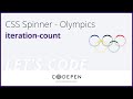 Let's Codepen: #3 Olympics CSS Spinner (Loading Animation)