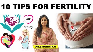 10 Tips for Fertility | #drsharmika #daisy #daisyhospital #chennai #fertility #fertilitycare