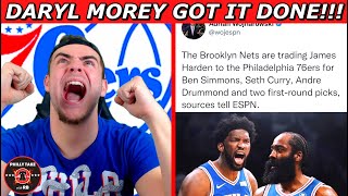 PHILADELPHIA SIXERS TRADE BEN SIMMONS TO THE NETS FOR JAMES HARDEN IN BLOCKBUSTER DEAL!!!!!