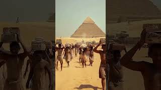 Showcasing How the Egyptians built the Pyramid 😨 #trending #ai #shorts