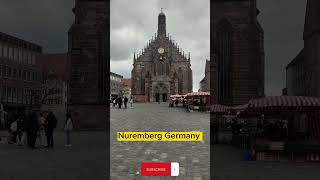 Nuremberg Germany Hauptmarkt Frauenkirche Sound of Bells #shorts