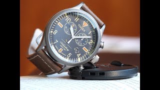 Relógio Timex Waterbury TW2P84100WW/N Originals Couro