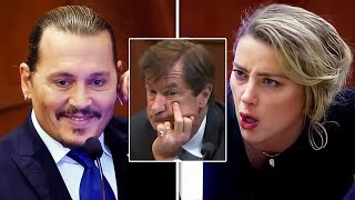 Johnny Depp's Lawyer Gave Amber Heard The Finger During Her Testimony
